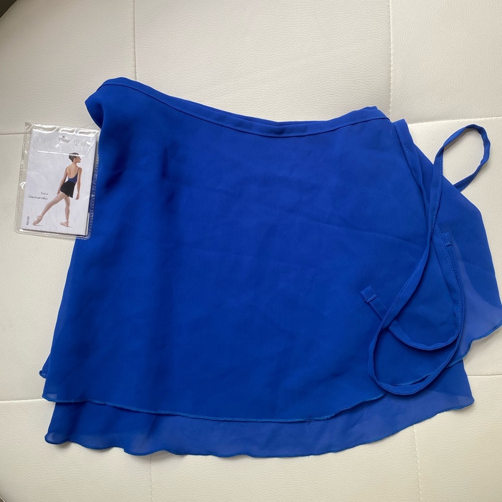 NWT Bloch Blue Ballet Wrap Skirt